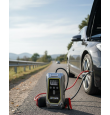 Acil Durum LED Işıklı Akü Takviye ve Hava Kompresörü