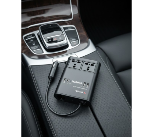 Araçta 220V Kullanım Sağlayan USB Destekli Güç İnvertörü