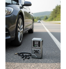 Çok Fonksiyonlu Akü Takviye ve Taşınabilir Hava Kompresörü