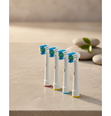 Renk Halkalı Aile Tipi Diş Fırçası Yedek Başlığı 4’lü Paket