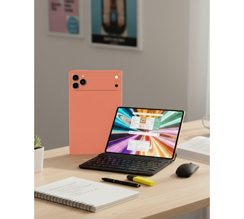 Klavyeli Android Tablet Geniş Hafıza Seçenekleri ve IPS Ekran