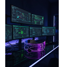 Çok Renkli LED Parti Gözlüğü Ergonomik ve Hafif Tasarım