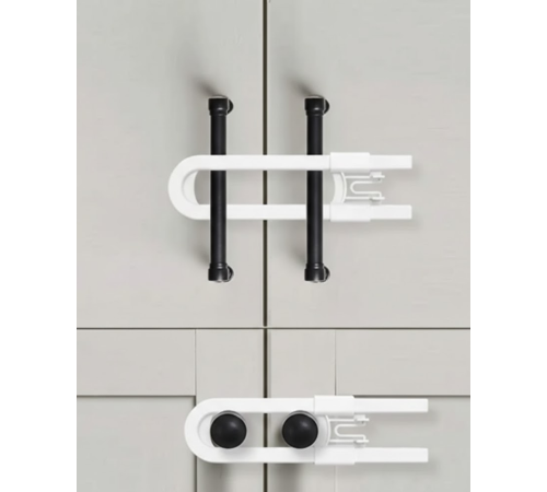 4 Adet Dolap ve Kapak Emniyet Kilidi Evde Güvenli Kullanım İçin