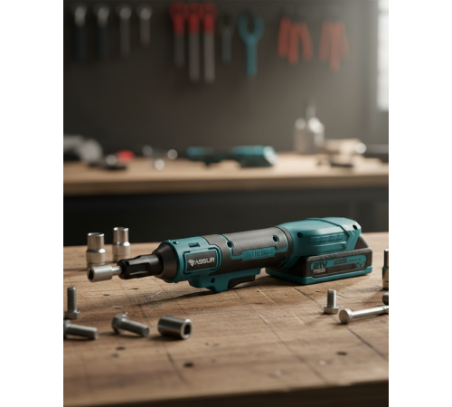 Yandan Sıkma Somun İşlemleri İçin 21V Akülü Cırcır Anahtar