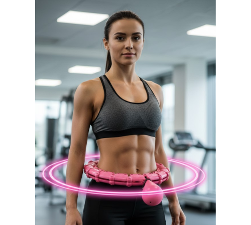 Masajlı Akıllı Hula Hoop Ayarlanabilir Fitness Çemberi