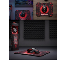 Profesyonel  Mouse Seti Dokuma USB Kablolu RGB Aydınlatmalı