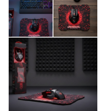 Profesyonel  Mouse Seti Dokuma USB Kablolu RGB Aydınlatmalı