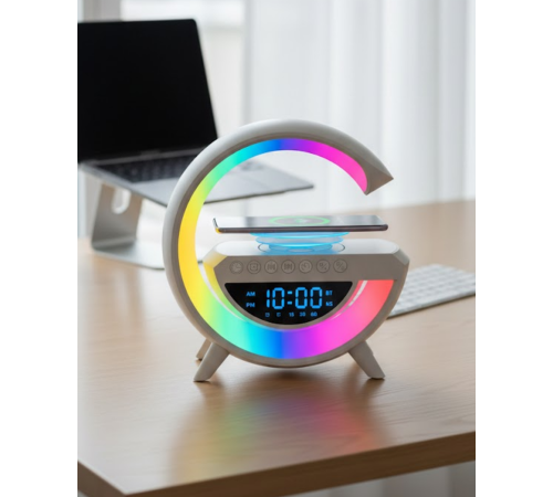 Bluetooth Hoparlör RGB Aydınlatmalı USB TF Kart FM Özellikli