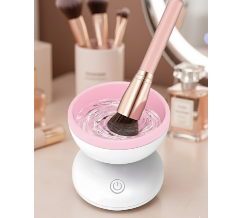 Otomatik Makyaj Fırçası Temizleyici USB Destekli Taşınabilir Cihaz