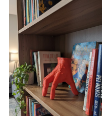 3D Modern Kırmızı El Obje 17x16 cm Ev ve Ofis Dekorasyonu