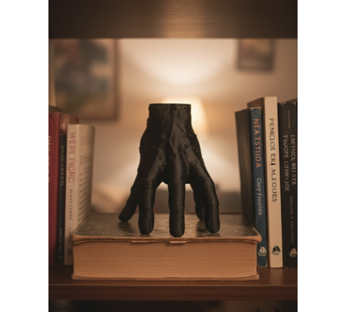 3D Siyah El Tasarım Dekor 27x22 cm Büyük Boy Statement Obje