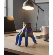 3D Tasarım Rengarenk El Biblo 27x22 cm Özgün ve Şık Aksesuar