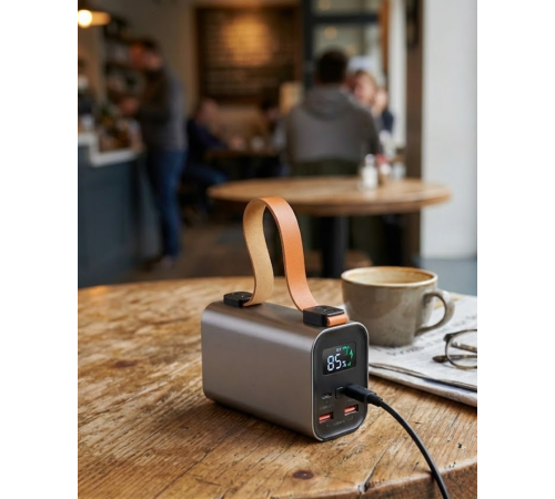 50000mAh Süper Fast Charge LED Işıklı Taşınabilir Power Bank