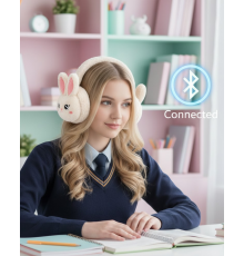 Kablosuz Tavşan Tasarımlı Bluetooth Kulaklık TF Kart Destekli