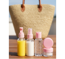 Kompakt 5 Parça Seyahat Kozmetik Şişe Takımı