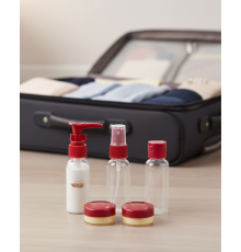 Seyahat İçin 5’li Şeffaf Kozmetik Organizer Seti