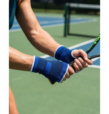 2 Adet Sporcu Bilek Desteği Esnek Nefes Alabilir Örgü Tasarım