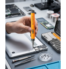 Kablosuz Alüminyum Gövdeli Elektrikli Tornavida 38 Uçlu Teknik Servis Seti