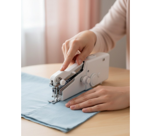 El Tipi Mini Dikiş Makinesi Perde ve Kıyafet Tamiri İçin