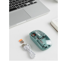 Pilli Kablosuz Mouse Bluetooth ve USB Uyumlu Sessiz Tıklama