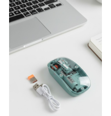 Pilli Kablosuz Mouse Bluetooth ve USB Uyumlu Sessiz Tıklama