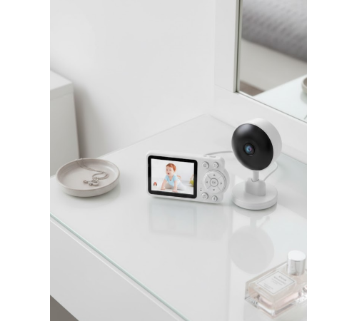 FHSS Teknolojili Güvenli Bebek Monitörü Net Görüntü