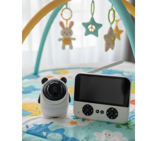 Gece Görüşlü Güvenli Bebek Monitörü 720P HD Görüntü