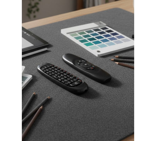 3’ü 1 Arada Kablosuz Hava Mouse Mini Klavye Kumanda