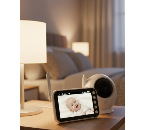 Enerji Tasarruflu Bebek İzleme Kamerası Gece Görüşlü