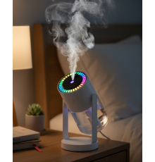Ultrasonik Hava Nemlendirici Renkli Işık ve Manuel Püskürtme Ayarı