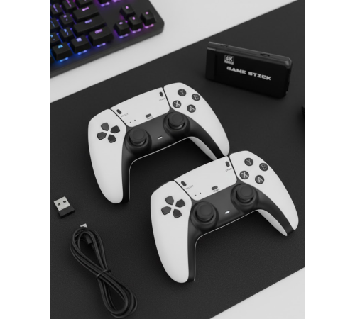 Taşınabilir Retro Oyun Çubuğu Kablosuz Oyun Kolu Seti