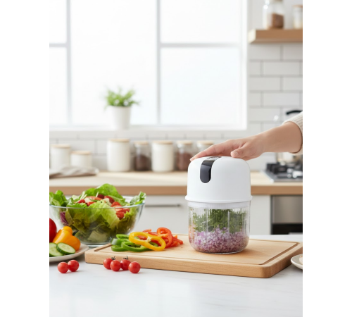 Mini Mutfak Robotu Sarımsak ve Sebze Doğrayıcı
