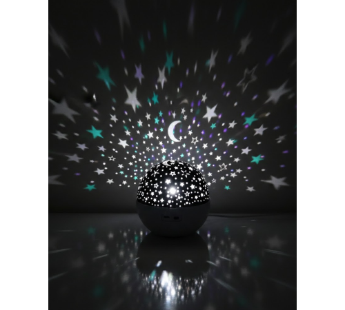 Zaman Ayarlı Fişli Yıldız Projektör Ortam Lambası