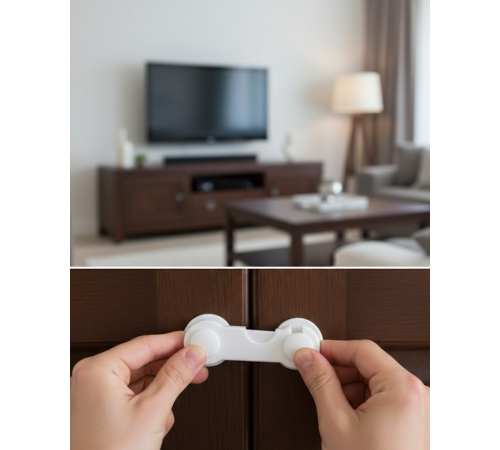 ÇOCUK GÜVENLİK KİLİDİ 4 ADET