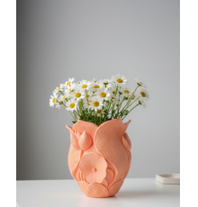 TURUNCU ÇİÇEK VAZO