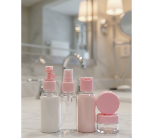 5Lİ SEYAHAT ŞİŞESİ PEMBE