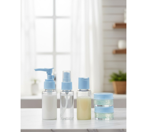 5Lİ SEYAHAT ŞİŞESİ MAVİ