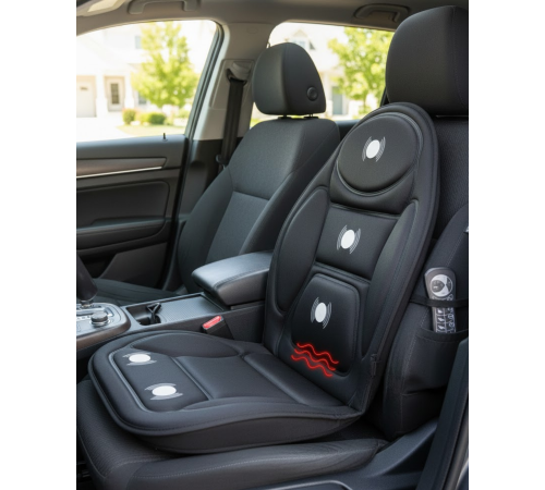Araç ve Ev Uyumlu Masaj Koltuk Minderi Uzaktan Kumandalı