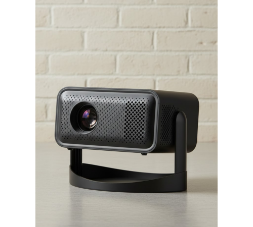 Smart Projector Android TV Taşınabilir Gimbal Standlı
