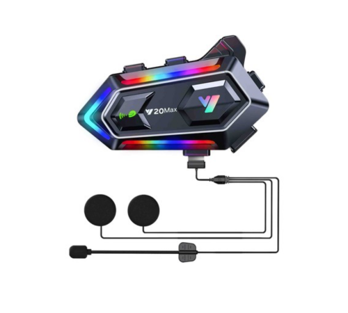 Çift Telefon Destekli Motosiklet Kask Bluetooth Kulaklık