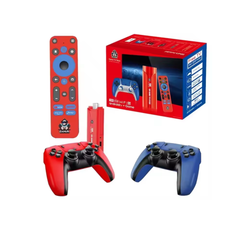 Android Game Stick 10K HD 64GB Çift Kollu TV Oyun Konsolu