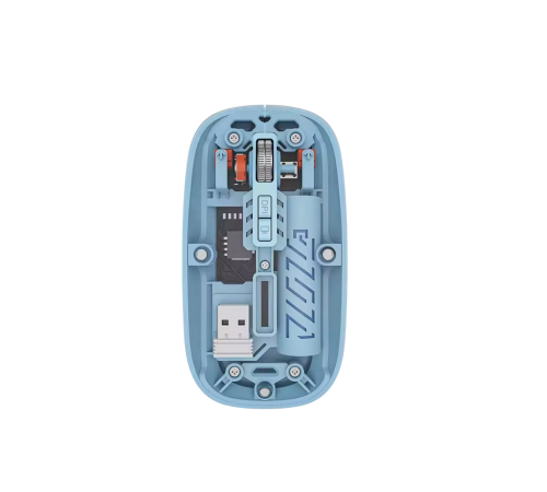 Bluetooth 5.2 Destekli Mavi Pilli Kablosuz Mouse