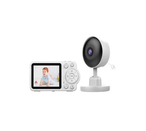 Yakınlaştırma Özellikli Gece Görüşlü Bebek İzleme Kamerası