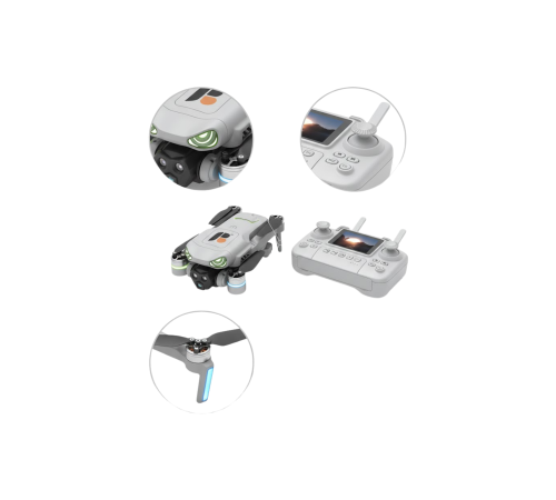 Çift Kameralı Akıllı Engel Algılamalı Katlanabilir Drone