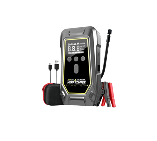 Lastik Şişirme Powerbank Özellikli Taşınabilir Cihaz