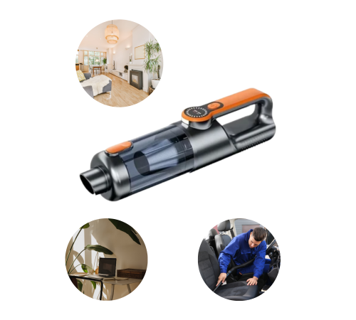 Type C Şarjlı Kablosuz El Süpürgesi Hafif ve Taşınabilir