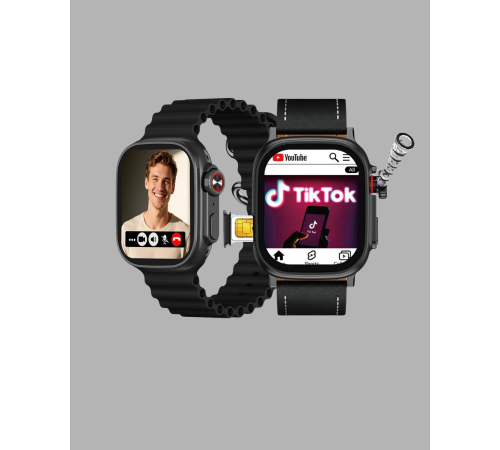 Telefon Bağımsız SIM Kartlı Akıllı Saat Nabız Ölçerli