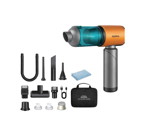 Araç İçi Kablosuz El Süpürgesi Yüksek Emiş Gücü ve HEPA Filtre