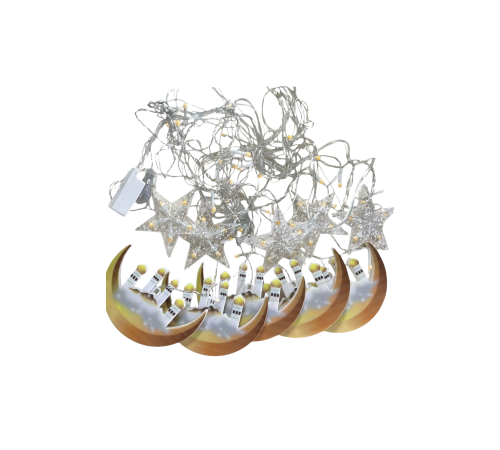 A++ Tasarruflu Ramazan Süs Işığı Pencere Perde Balkon Uyumlu
