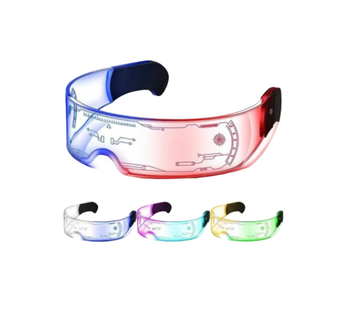 Çok Renkli LED Parti Gözlüğü Ergonomik ve Hafif Tasarım